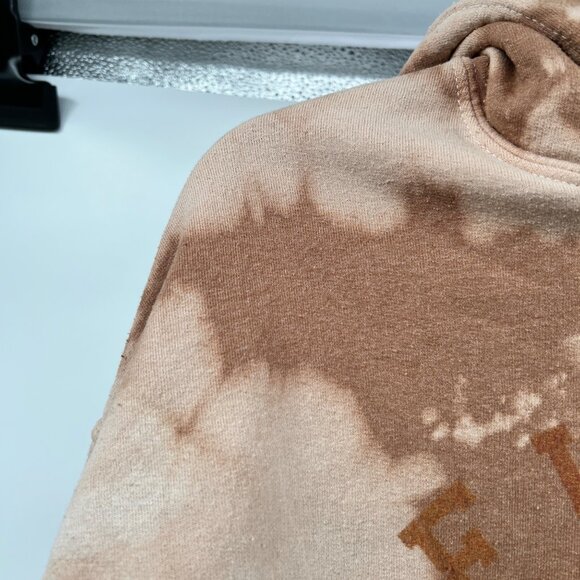 Goodie Two Sleeve Womens Tie Dye Hoodie Fierce Graphic Tan/Multi Size Mediu - Picture 5 of 8